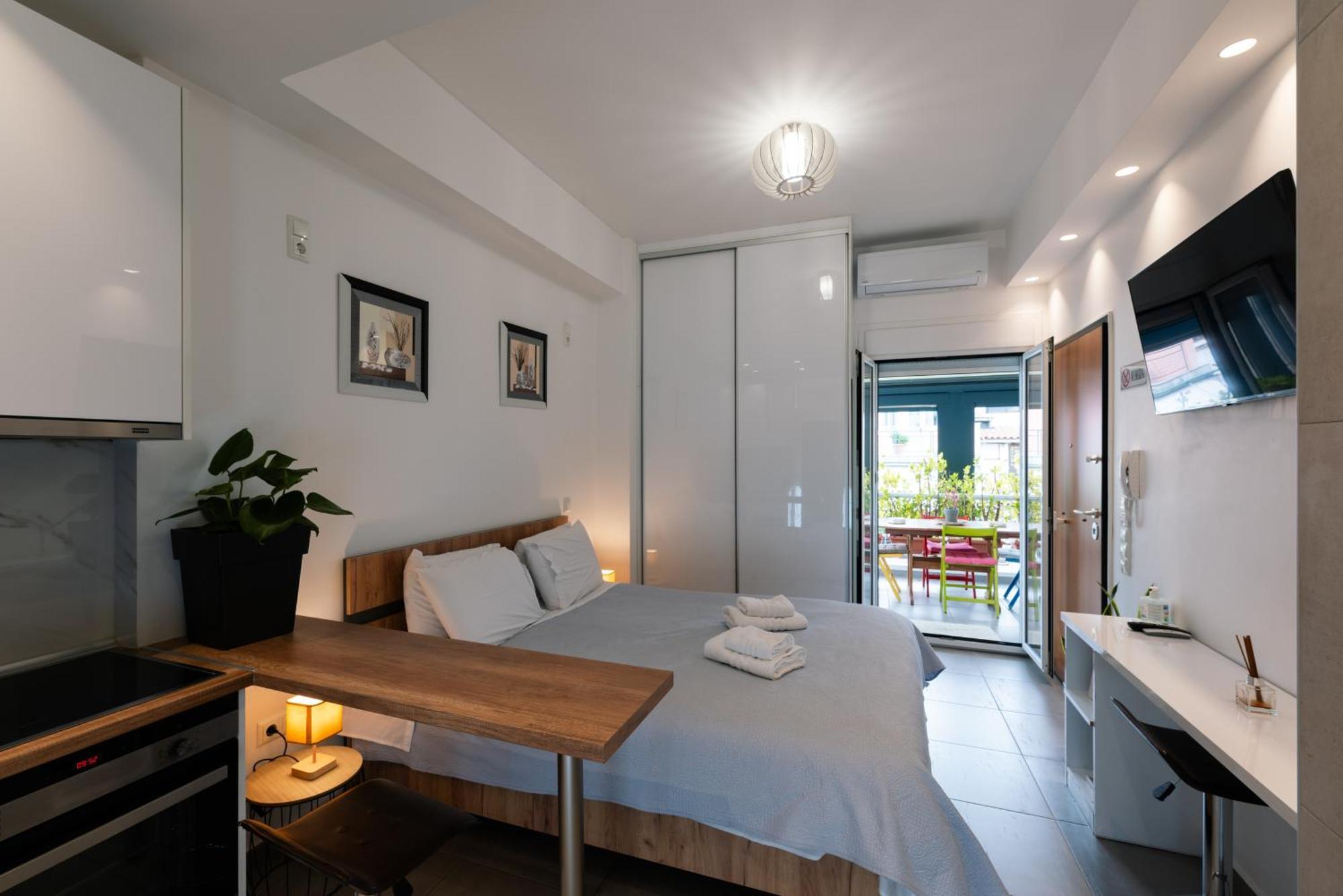 Modern Studio Apartment A เอเธนส์ ภายนอก รูปภาพ