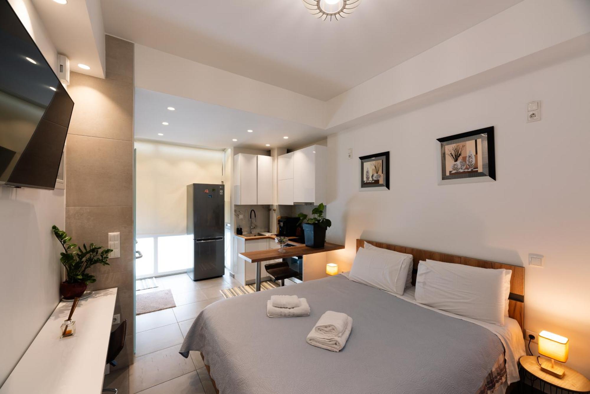 Modern Studio Apartment A เอเธนส์ ภายนอก รูปภาพ